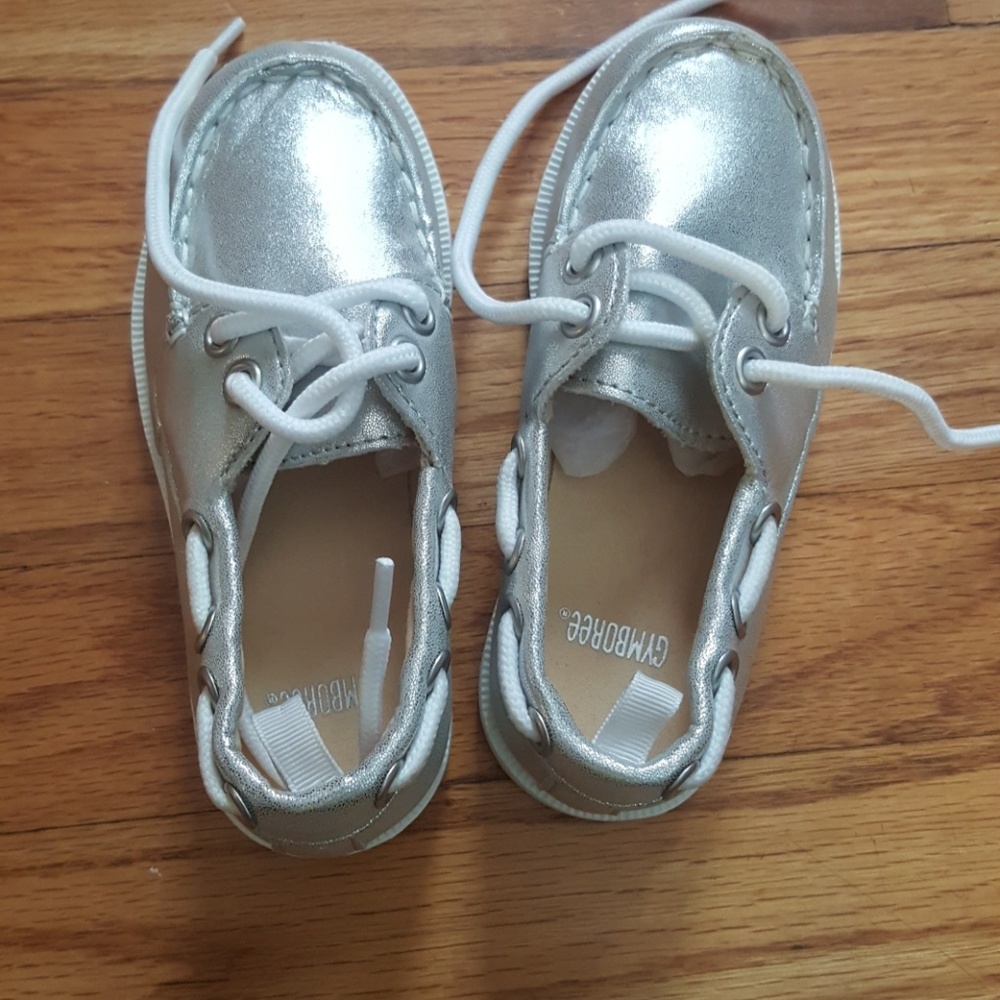 Gymboree silver shoes